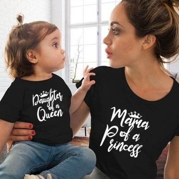 Other - Mama of a Princess T-shirts - Black or White
